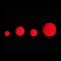 1 inch Crochet Balls (Red) by Uday - Trick - Got Magic?