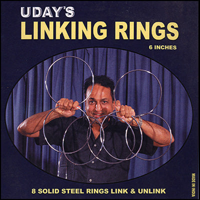 Linking Rings - 06 Inches - # 8 by Uday - Trick - Got Magic?