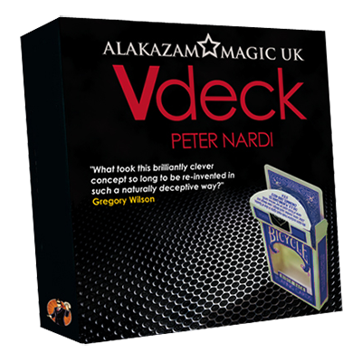 V Deck Blue (with DVD and Gimmick) by Peter Nardi - Trick - Got Magic?